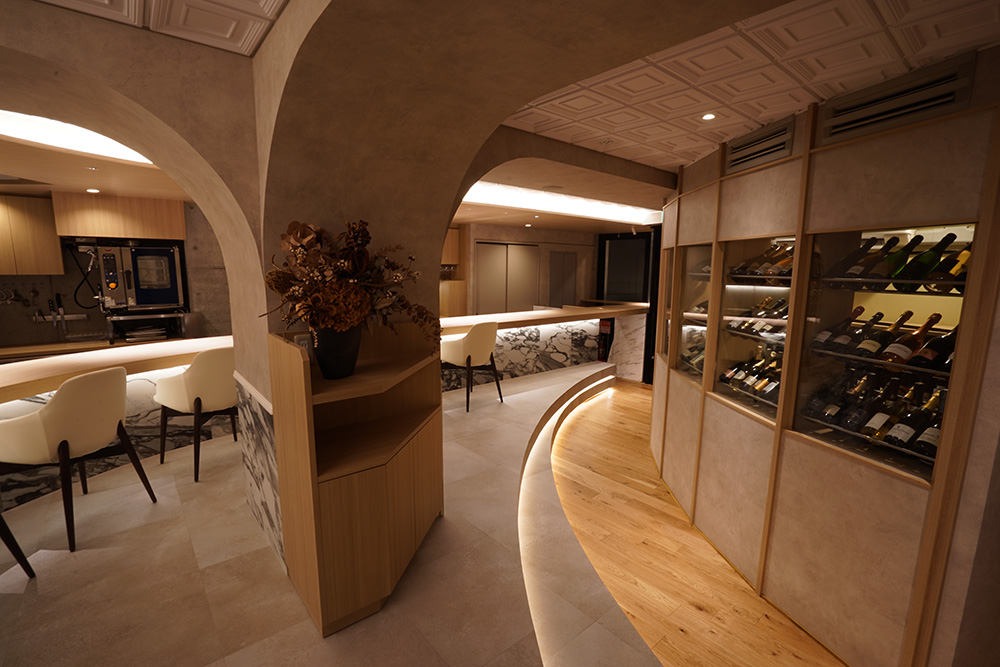 東京都渋谷区猿楽町 フレンチレストラン 店舗設計の施工例