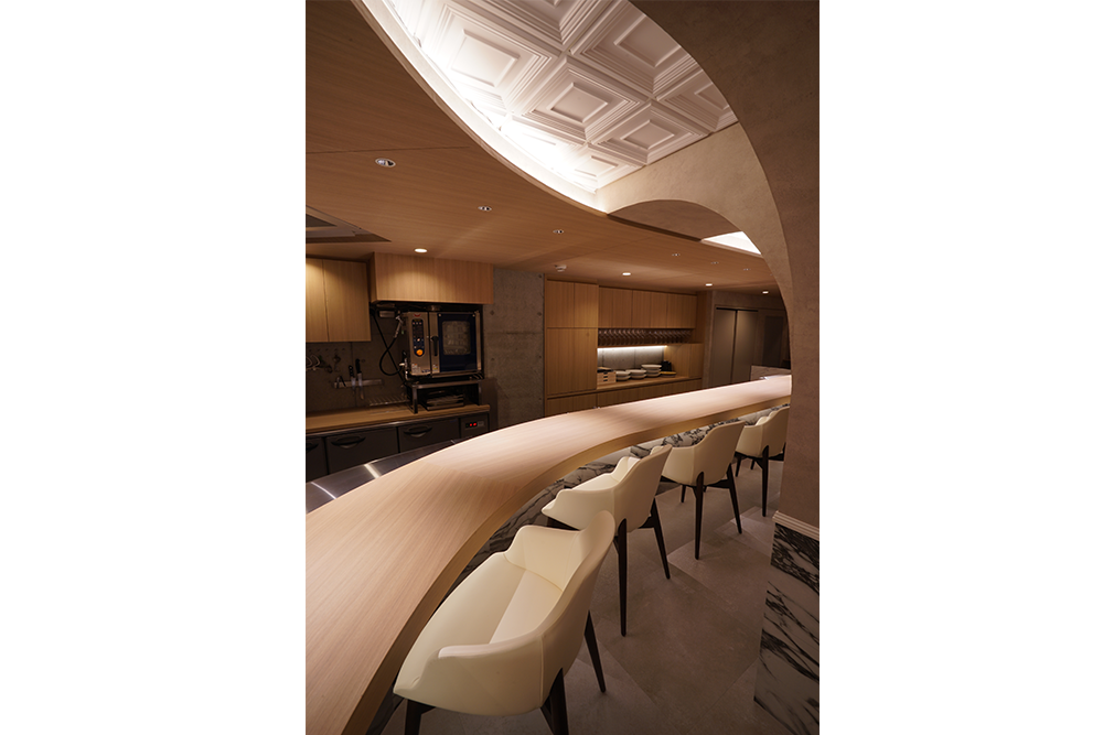 フレンチレストラン 店舗設計の施工例