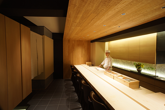 東京都渋谷区恵比寿 日本料理　店舗設計の施工事例