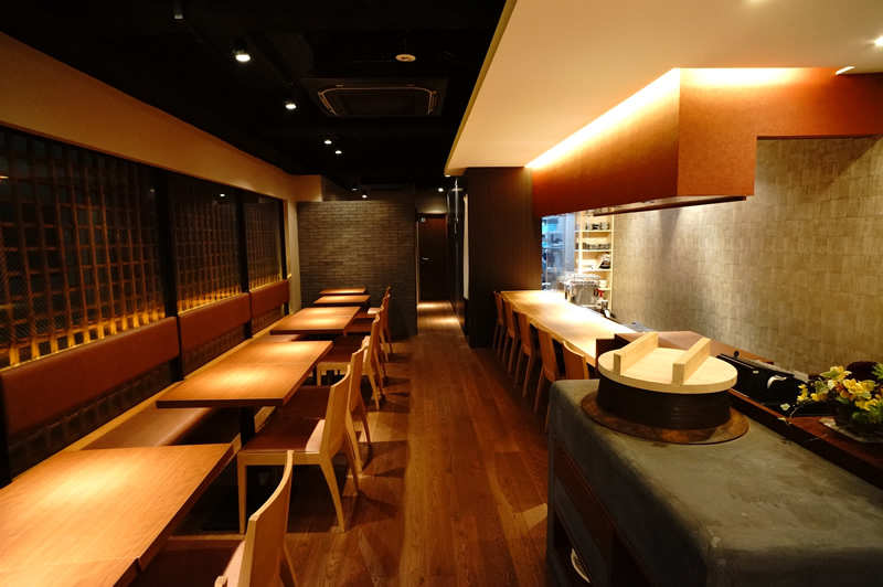 日本料理 店舗設計の施工事例