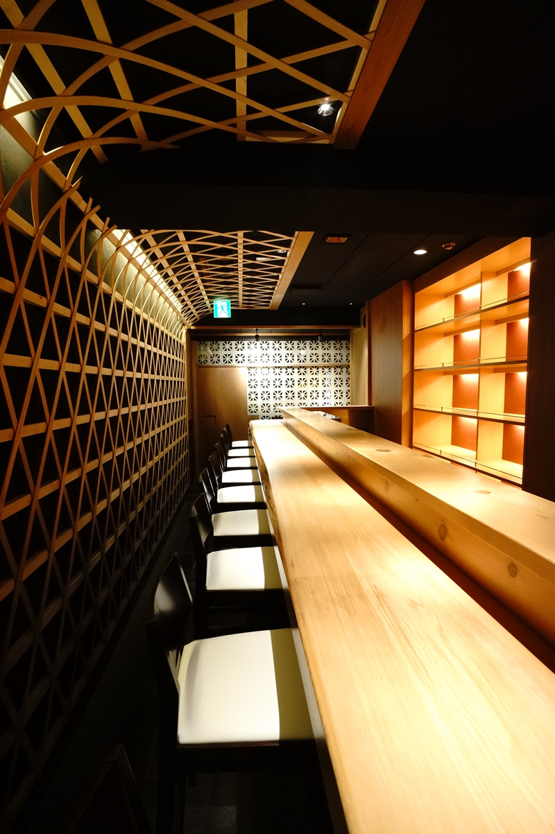 日本料理 店舗設計の施工実例